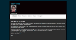 Desktop Screenshot of bzsounds.com